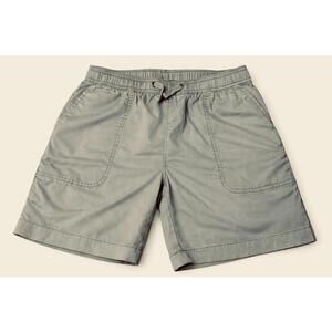 crewcuts Boys Khaki Casual Shorts Size 14 Cotton Blend Elastic Waist Drawstring
